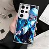 Genshin Impact Kamisato Ayaka Weiche Handyhülle für Samsung Galaxy S24 S25 FE S26 Edge S23 Ultra S22 Plus S21 + Stoßfeste Hülle B