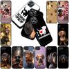 Phone Cover for Motorola Moto G86 G57 E14 E15 G14 G34 G35 G84 G24 A54 G15 Power E22 Casing Soft Case Wallpaper Dachshund Dog