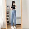 Sweatpants gray ice silk women's summer thin loose leggings sweatpants mosquito-proof small cool quick-drying sunscreen pants