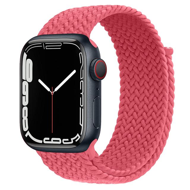 Band For Apple watch strap 44mm 40mm 45mm 41mm 42mm ultra 49mm correa Braided Solo Loop bracelet Apple watch series 7 3 5 se 6 8