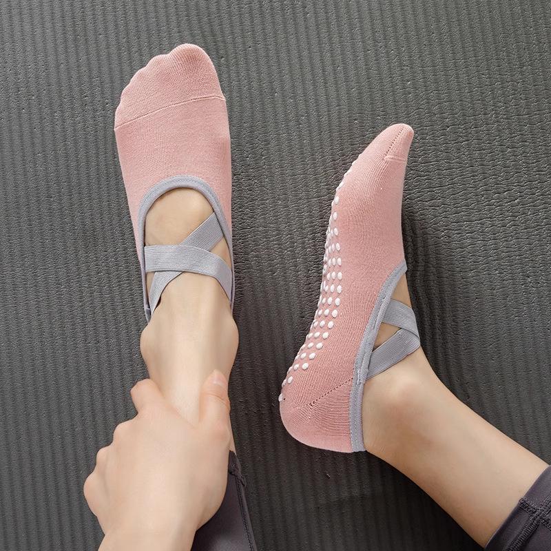 Women's Non-Slip Yoga Pilates Summer Socks for Indoor Fitness and Running