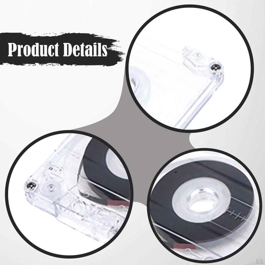 Blank Audio Cassette, Professional, Recordable Cassette for Lectures, Seminars, Studio