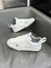 Zapatillas de Skate Europeas para Hombre Colorblock - Ligeras, Suela Blanda, Caña Baja Blanca para Deportes Juveniles, Primavera 2025.