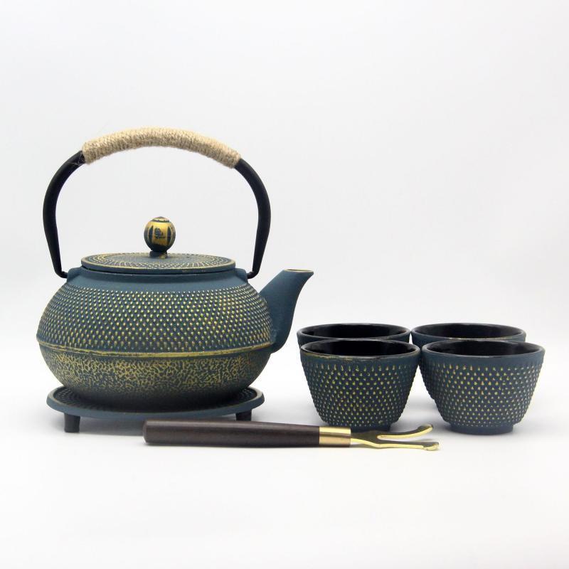 Chaxun 900ml Cast Iron Teapot Set