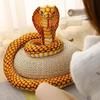 Trayosin Giant Snake Plush - Realistic Stuffed Animal Snake, Large Cuddly Toy, Yellow, 80cm