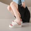 Fashion versatile thick-bottomed cool slippers for women's outer wear summer new niche casual non-slip cool slippers