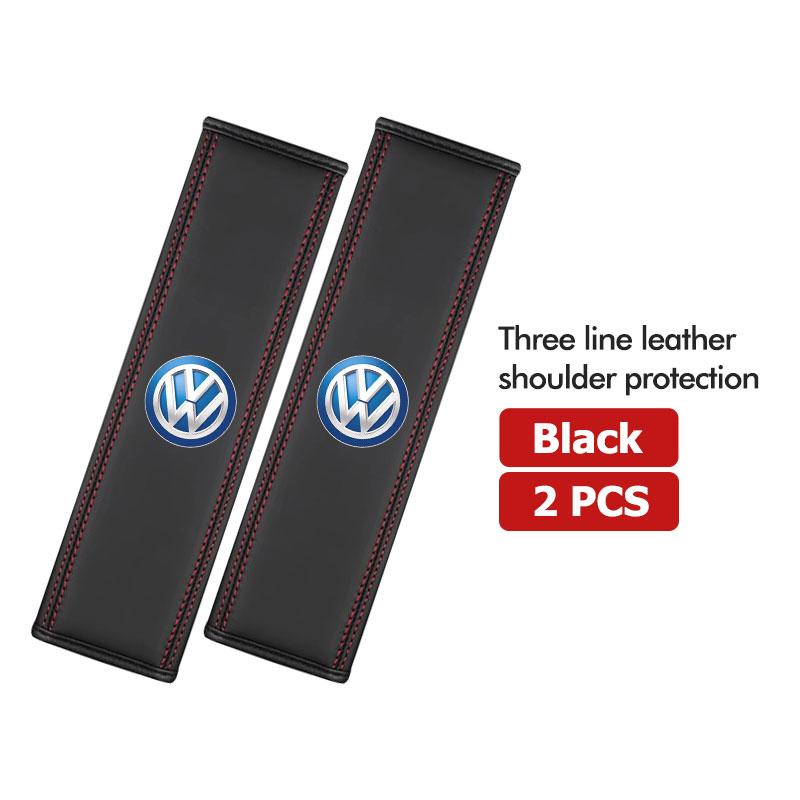 For Volkswagen VW Car Safety Belt Cover Adjustable Shoulder Strap Protector Pad Scirocco Jetta Beetle Golf 4 5 6 Passat Polo B5 JJ2