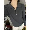 Damen Herbst Winter Lockerer Strickpullover Weich Warm Langarm Einfarbig Lässig Übergroß Pullover Tägliche Streetwear Oberteile