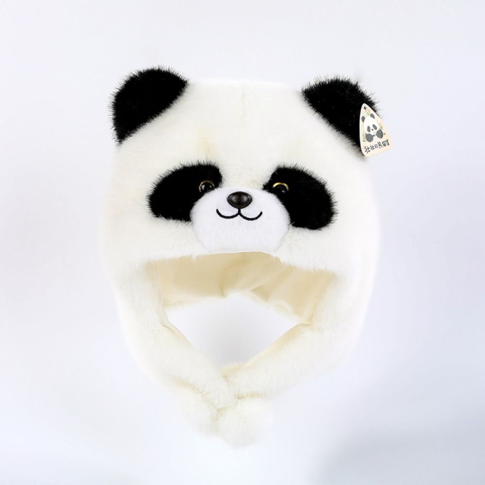 Kawaii Storytelling Panda Hand Puppet Soft Simulation Panda Neck Pillow Scarf Gloves Panda Hat New Year