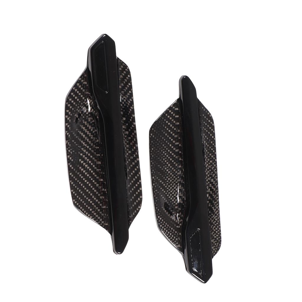 2Pcs/Set Carbon Fiber Side Marker Air Vent Cover Trim Replacement for M2 F87 2015‑2020