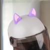 Adhesive Cat Ear Add-Ons for Motorcycle Helmets, Ideal for Biking, Scootering, Motorbiking, and Skateboarding