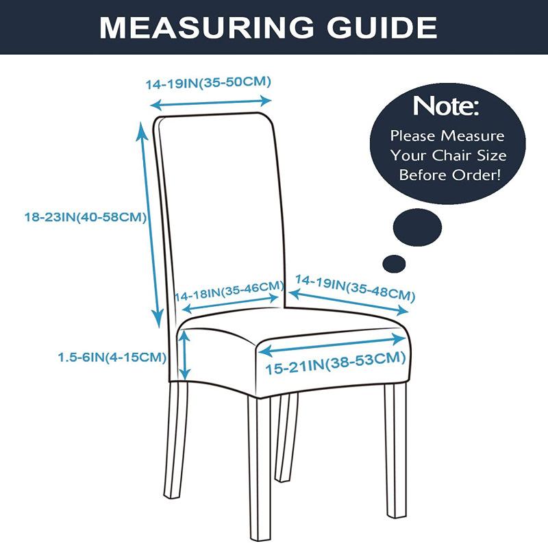 Elastic Waterproof Office Chair Covers Scratch-Proof Removable Protectors Soft Anti-Dust Stain For Home Dinning Chairs Cover