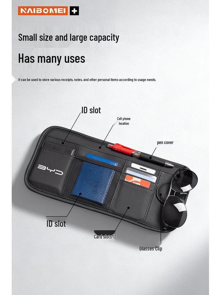 Toyota AQUA Car Sun Visor Multifunctional Storage Clip & Decorative Card Holder