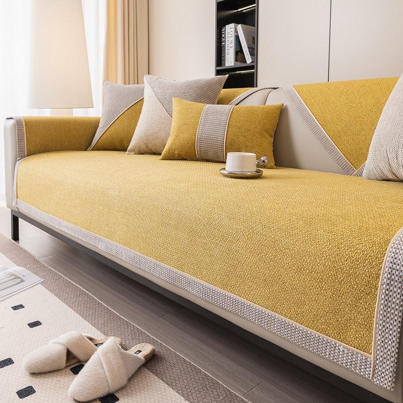 Sofa Cushion Cotton And Linen Four Seasons Universal Non-slip Sofa Cover Full Cover Sofa Towel