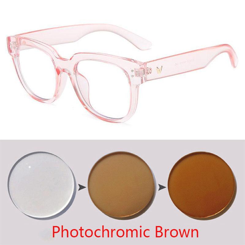 New Square Myopia Glasses Men Women Optical Prescription Eyewear 0 To -6.0 Diopter Lightweight Durable Frame