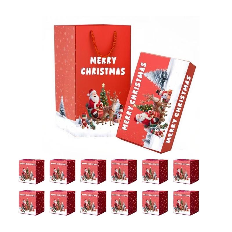 Surprising Bouncing Box Christmas Decoration Set Creative DIY Project for Kids and Adults Paper Crafts