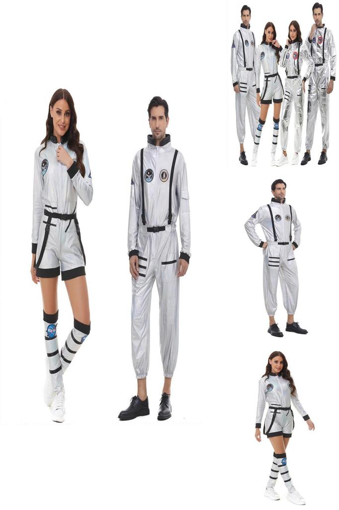 Versatile Couples Halloween Costume Featuring Unique Space Suit Design For Men And Women Of All Sizes