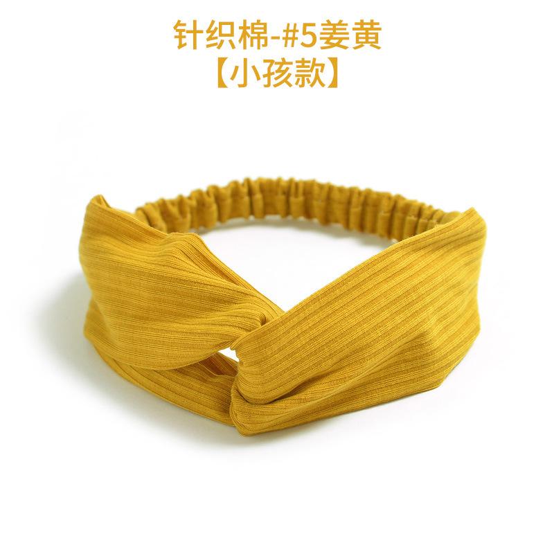 Elastic Crossed Headband Solid Color Knitted Cotton Suede Headband Ladies Hair Accessories Hair Band Headgear