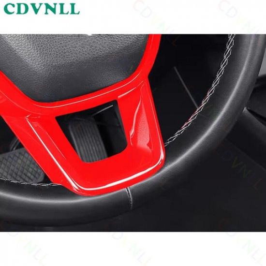 Steering Wheel Strip Panel Cover Trim 1X For Honda HR-V HRV -2024 Bright Red