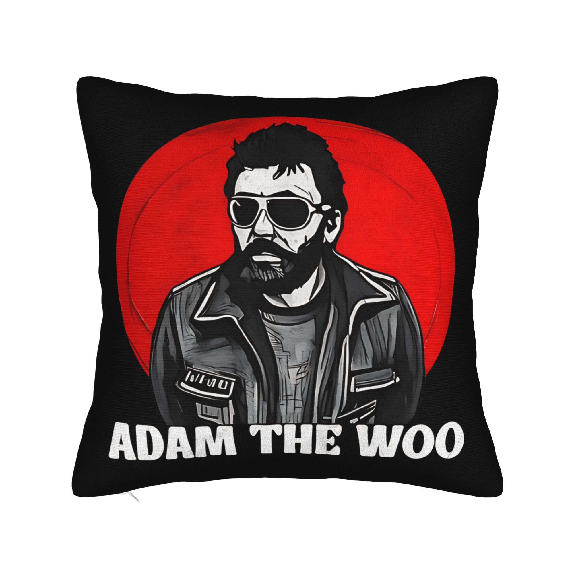 

Adam the Woo Pillow Case Soft Pillow Cover For Living Room Bed Chair Morden Pillowcases 12x12Inch