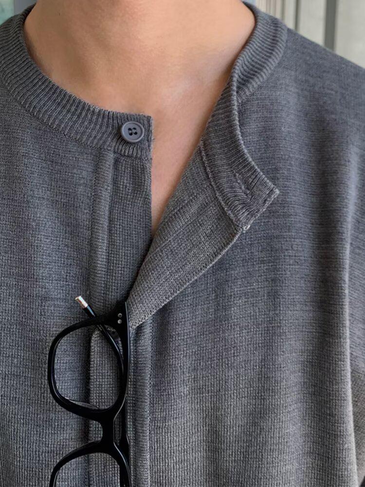 Korean Design Casual Knit T-Shirt - Trendy Summer Short Sleeve, Versatile High Street Style