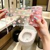 Disposable Protective Film Toilet Seat Covers Waterproof Easy Tearing Suitable For Dental, Bathroom, And El Applications