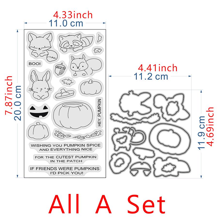2023 Halloween Small Animal Silicone Stamps for DIY Journals