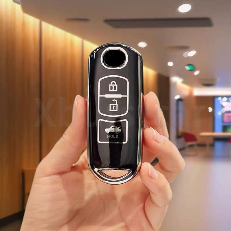 2/3/4 Buttons Auto Key Fob Cover Housing Remote Fit For Mazda Atenza Axela Cx-5 Cx5 Cx-3 Cx7 Cx-9 3 4 Cx30 2 3 6 Demio Keyless Case Protector