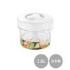 Pearl Metal Pickle Container, 1.6L, Round, Made in Japan, Kitchen Mate HC-28