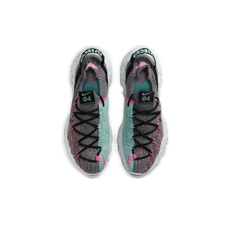 Nike  Space Hippie 04 South Beach Women Sneakers Grey Smoke-Grey Black CD3476-003