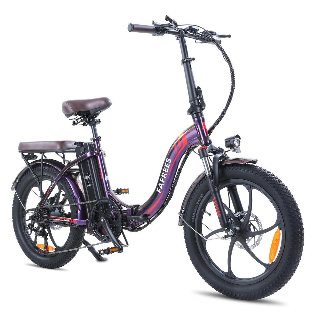 Electric Bike FAFREES 20" 250W Motor Top Speed 25km/h 36V 18AH Max Range 150Km Load 150Kg F20 Pro