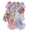 New Flower Printed Chiffon Scarf Malaysian Popular Patterned Headscarf High Quality Long Shawls Muslim Women Summer Hijab Wraps