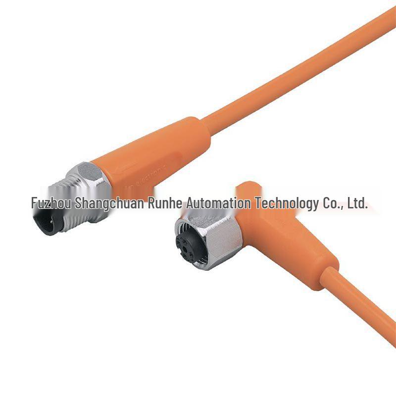 EVT049 IFM Sensor Connection Cable with Wide Operating Temperature Range - Brand New and Original.
