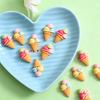 10Pcs Resin Ice Cream Cabochons, Mini Colorful Flatback Beads for Scrapbook & Craft Making