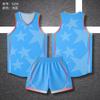 New American basketball jersey set Summer camp adult children's quick-drying jersey Game training basketball jersey