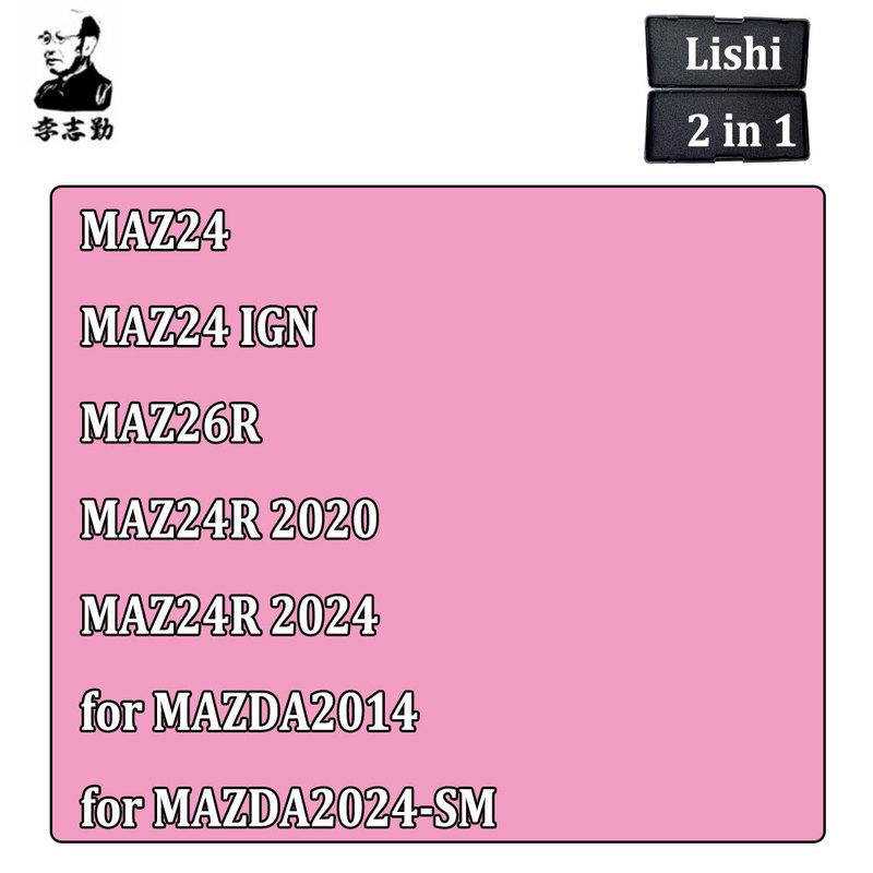 NEWEST!!! Lishi 2 in 1 Tool FB77 FB107 HU181 for TRAGO v.3 for CFMOTO-1 CFMOTO-A CFMOTO-B BYD03 Locksmith Tool for Car Key