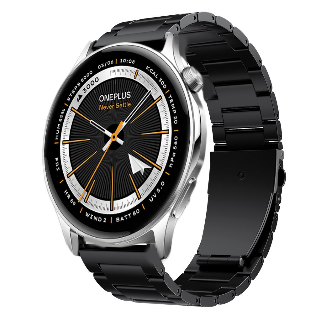 Titanlegierungsarmband Kompatibel mit OnePlus Watch 4 3 2r 2 46mm X X2 4Pro Uhrenarmband 22mm Armband für OnePlus Watch Lite Correa