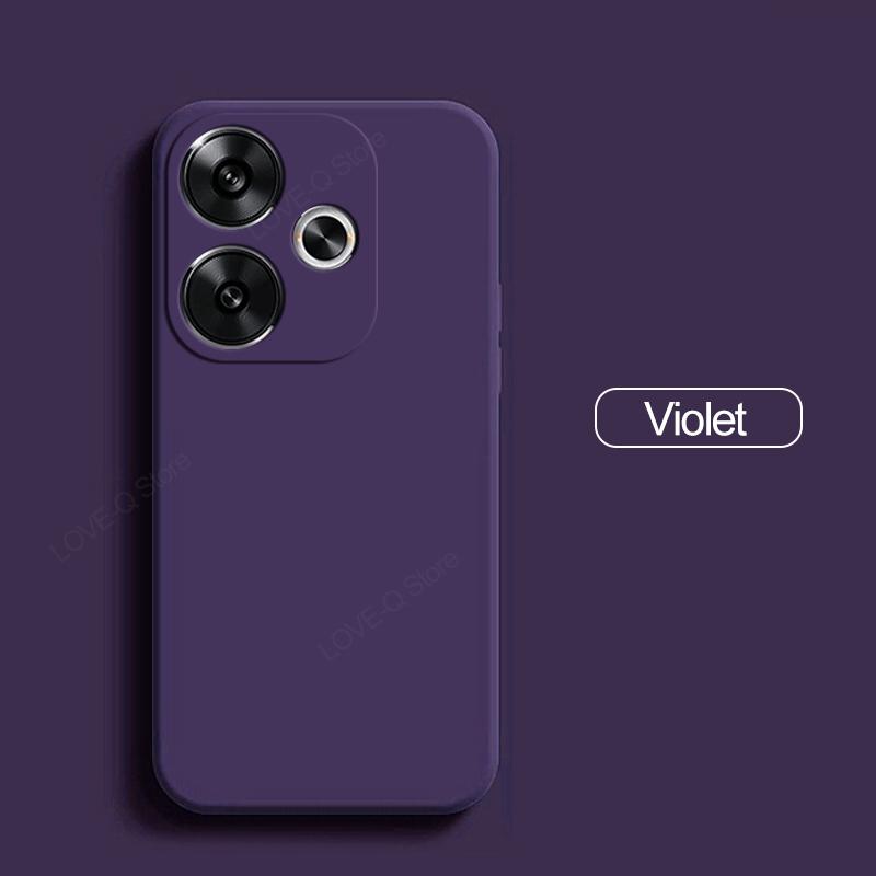 For Poco F6 PocoF6 Poco F 6 Pro Case Liquid Silicone Soft TPU Cover Phone Case For Xiaomi Poco F6 Poco F 6 F6Pro PocoF6 Pro