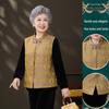 Omas neuer Tang-Stil-Weste: Frühlings-/Herbstjacke für ältere Frauen
