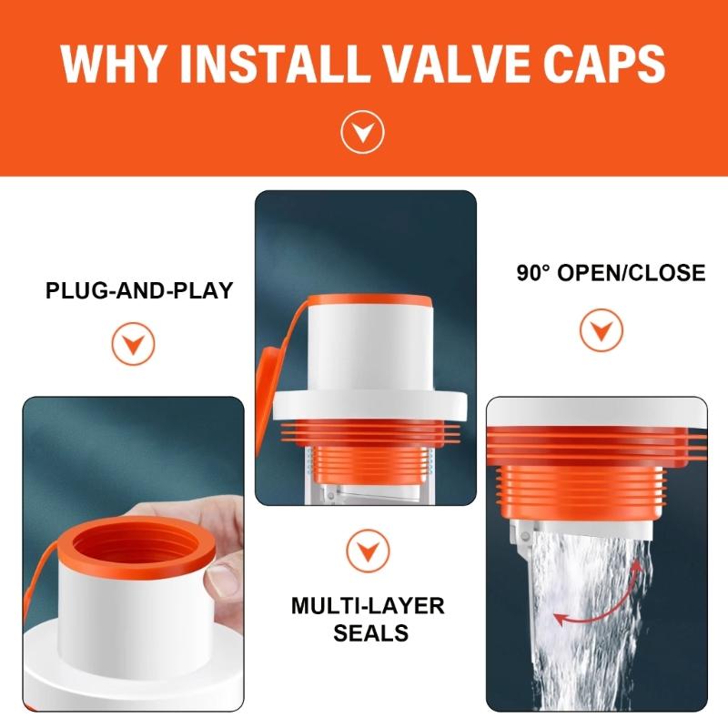 Versatile ABS Drain Cover Blocks Drain Plugs Practical Drain Stop Unpleasant Smells for Home & Commercial Use