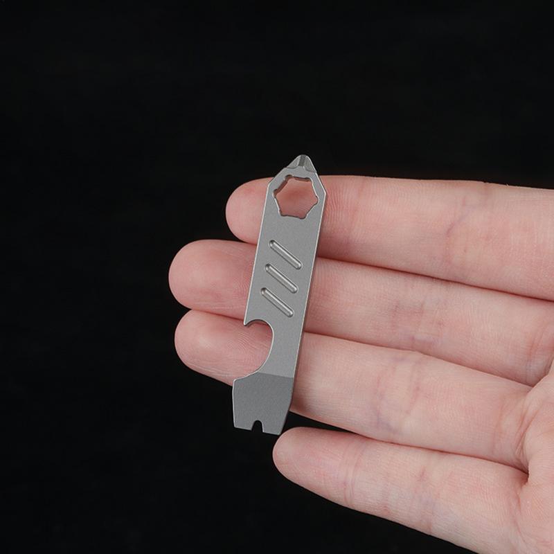 Keychain Screwdriver Tool Portable Keychain Pry Bar Hex Keys For Survival Outdoor Camping Family Women Men Friends Everyday