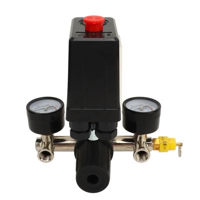 Luftkompressor Trykkontakt 0 Til 180PSI Præcis Kontrol Trykventil Regulator med Manometer