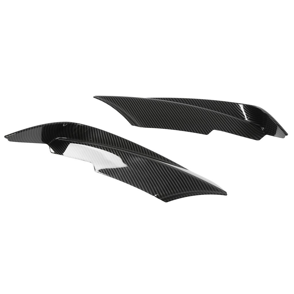 2pcs Front Bumper Vent Canard Splitter Left Right ABS Wind Knife Replacement for 3 Series F30 F31 F3 320i 328i M Sport