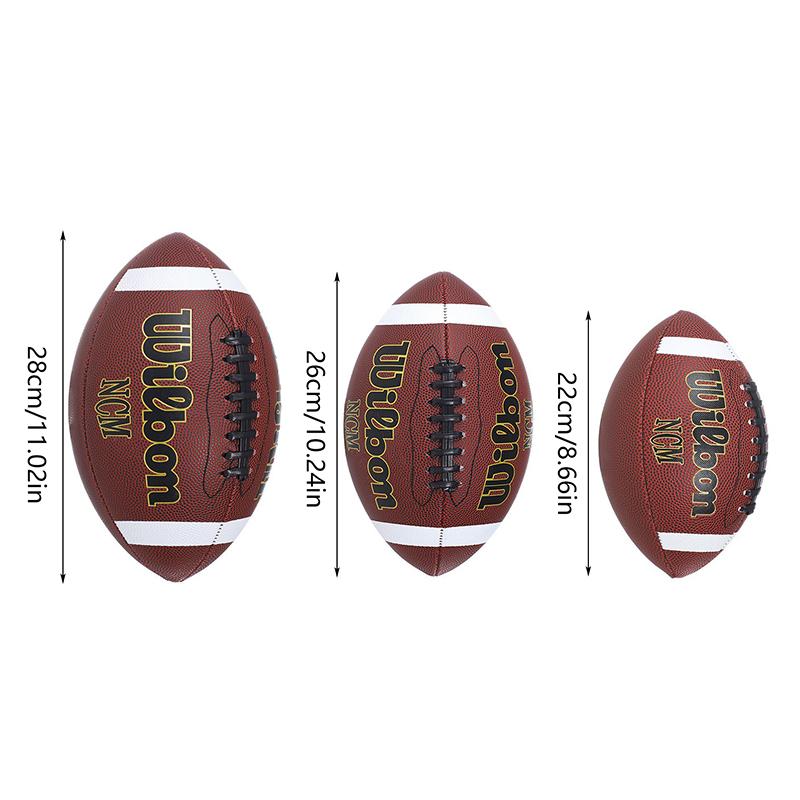 Standard Rugby Ball American Football Soccer Association Football Size 3 6 9 Sports Football Adult Kid Training Game Supplies