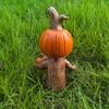 Halloween decorative resin ornament new pumpkin elf figure ornament garden garden festival table decoration