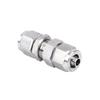 304 Stainless Steel Fast Twist Through Board Type Fitting OD 4/6/8/10/12/14/16mm Hose Equal Diameter Straight Joint