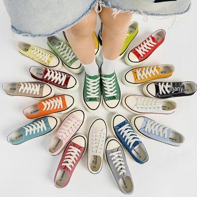 Retro 1970'ler Kanvas Ayakkabılar, Unisex Kore Tarzı, Yaz 2025 Harajuku, Öğrenciler ve Çiftler İçin Çok Yönlü Alçak Üstlü