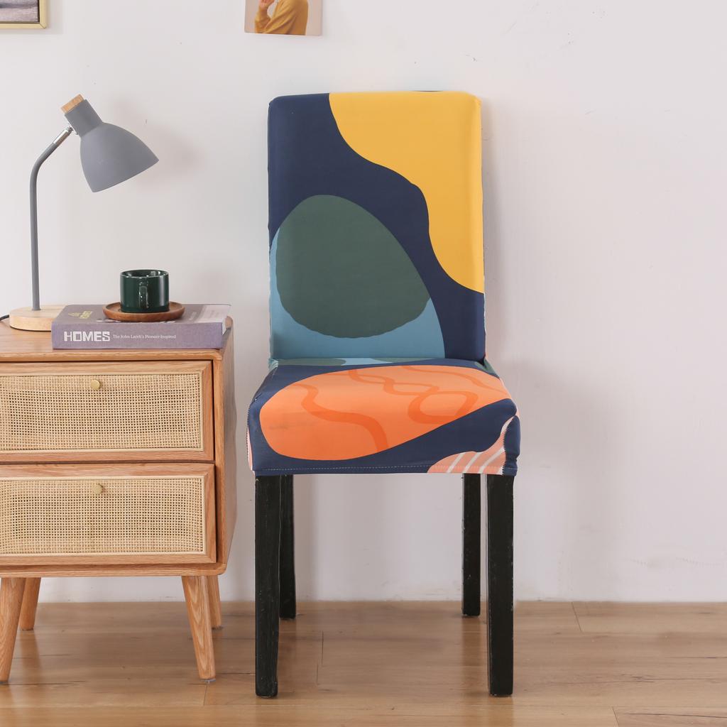 Four Seasons Universal Milk Silk Chair Cover Dust-Proof One Set Of El Conjoined Backrest All-Around Printing
