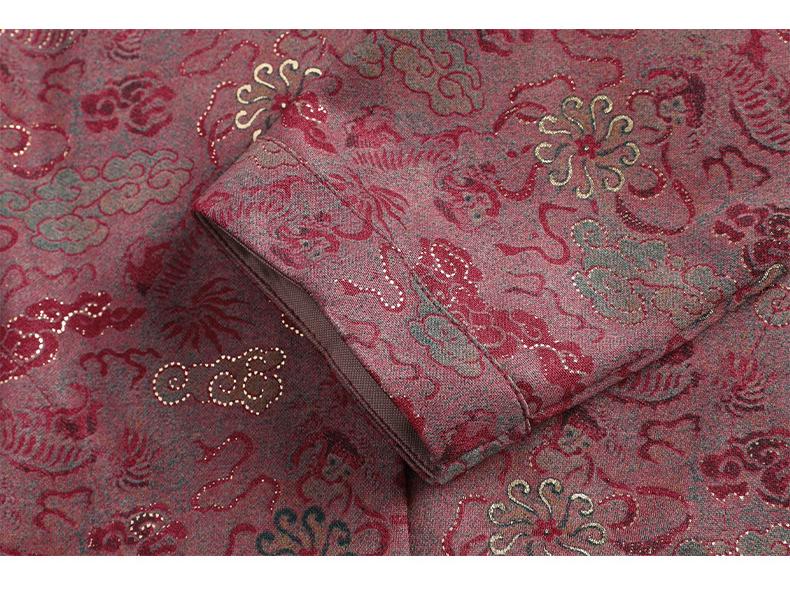 Autumn Long-Sleeve Lapel Shirt for Middle-Aged & Elderly Women