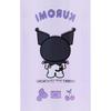 Sanrio Kuromi Clear Bottle with Body and Saturated Polyester Silicone Direct Drinking Cold Water Product 066001 Handle, Lid Resin, Gasket Rubber,